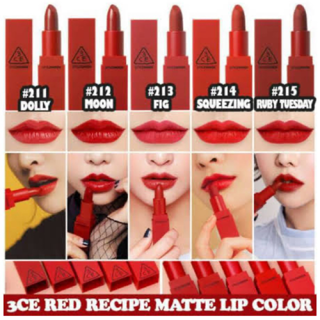 3ce(スリーシーイー)の3CE MOOD RECIPE LIP COLOR MINI KIT コスメ/美容のベースメイク/化粧品(口紅)の商品写真