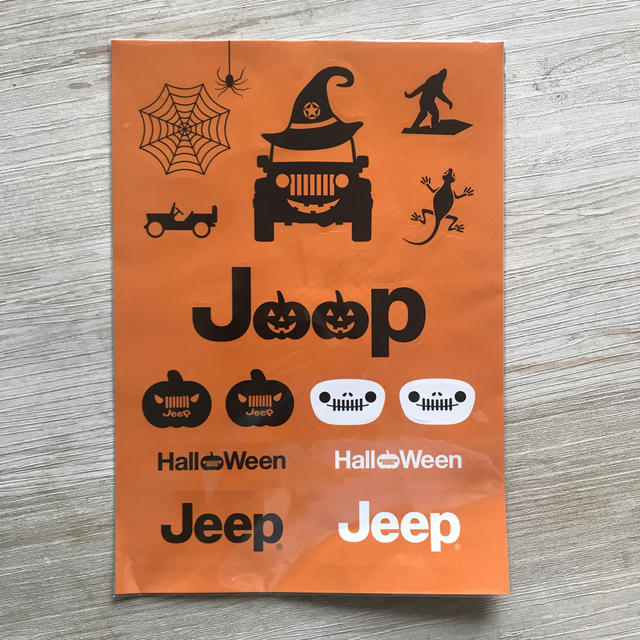 Jeep(ジープ)のHalloween jeep ジープ　ハロウィン　限定　シール　ステッカー 自動車/バイクの自動車(車内アクセサリ)の商品写真