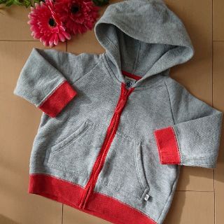 プチバトー(PETIT BATEAU)の☆美品☆ PETITBATEAU プチバトー パーカー 70(トレーナー)