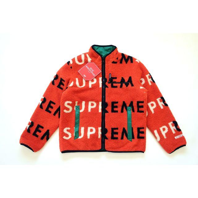 M)Supreme Reversible Logo Fleece Jacket