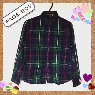 ページボーイ(PAGEBOY)のPAGE BOY★チェックシャツ(シャツ/ブラウス(長袖/七分))