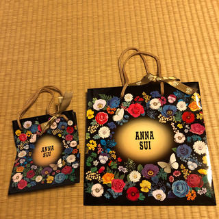 アナスイ(ANNA SUI)のブランド　紙袋　ANNA SUI リボン付き×2(ショップ袋)