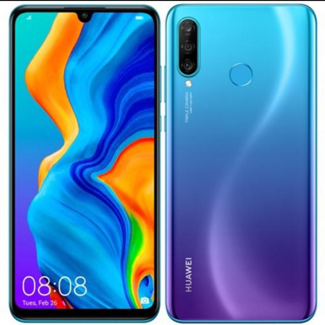 HUAWEI P30 lite ピーコックブルー　新品未開封