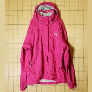 ザノースフェイス(THE NORTH FACE)のノースフェイス HYVENT ナイロンジャケット ピンク L レインaw71(ナイロンジャケット)