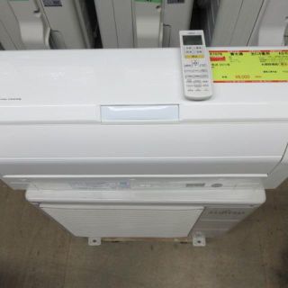 フジツウ(富士通)のK1079　富士通　中古エアコン　主に６畳用　冷2.2kw／暖2.2kw(エアコン)