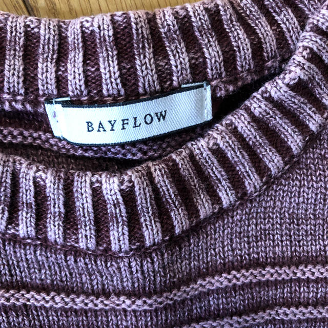 BAYFLOW(ベイフロー)のBAYFLOW  綿100%ニット メンズのトップス(ニット/セーター)の商品写真