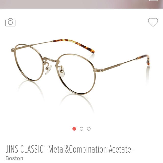 JINS(ジンズ)のJINS メガネ レディースのファッション小物(サングラス/メガネ)の商品写真