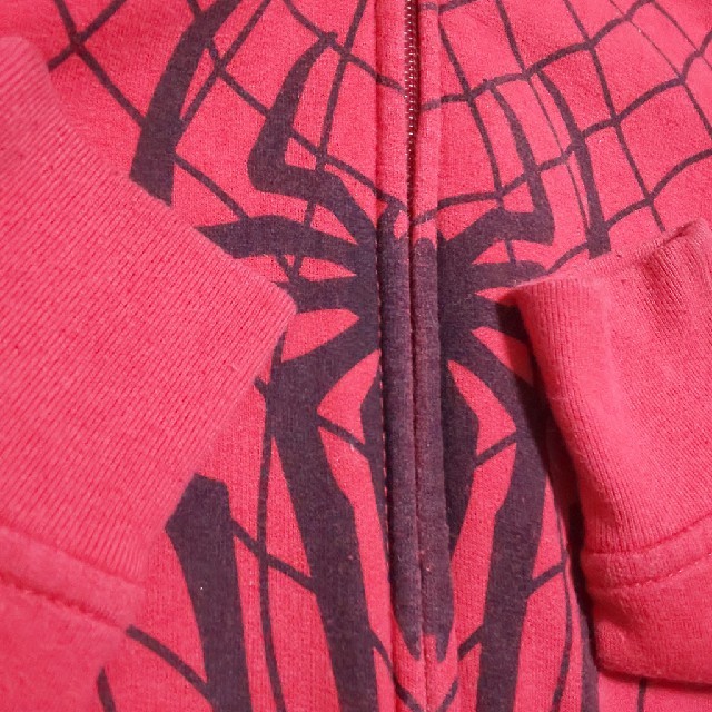 MARVEL(マーベル)のスパイダーマンパーカー↪️90 キッズ/ベビー/マタニティのキッズ服男の子用(90cm~)(Tシャツ/カットソー)の商品写真