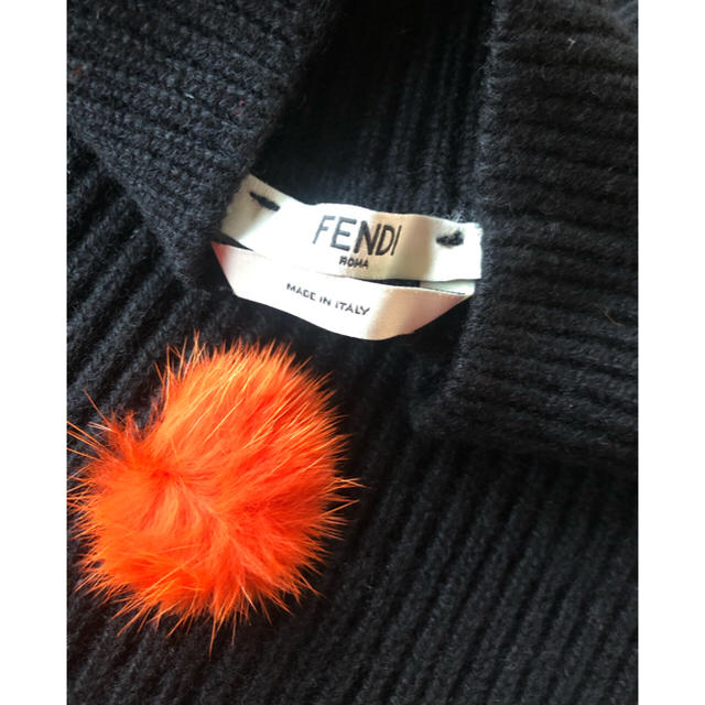 FENDI(フェンディ)のご購入済み　FENDI カラーミンクファー付きカシミヤ ニット レディースのトップス(ニット/セーター)の商品写真