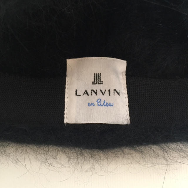 LANVIN en Bleu(ランバンオンブルー)のLANVIN en Bleu ベレー帽 レディースの帽子(ハンチング/ベレー帽)の商品写真