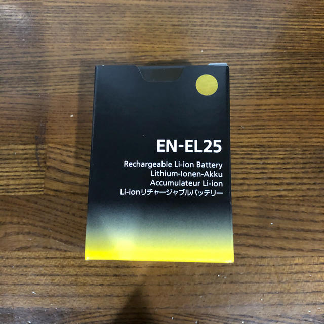 Nikon - Nikon (ニコン) Li-ionリチャージャブルバッテリー EN-EL25の通販 by RakuHabu's shop|ニコン ならラクマ Nikon - Nikon (ニコン) Li-ionリチャージャブルバッテリー EN-EL25の通販 by RakuHabu's shop|ニコン ならラクマ