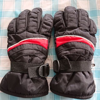 ■美品　スキー手袋  黒 JM 130～140(ウエア/装備)