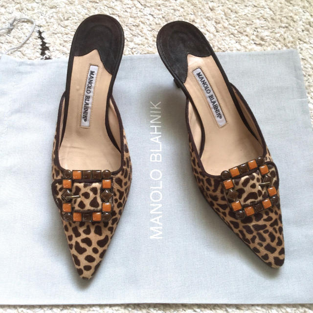 MANOLO BLAHNIK - 美品!憧れのマノロブラニク 上品ビジュー 最高級