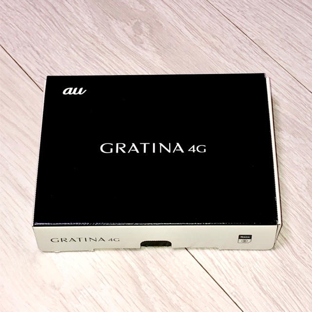驚きの安さ au - 新品未使用 GRATINA 4G KYF31 ブラック【SIMロック解除済】 携帯電話本体