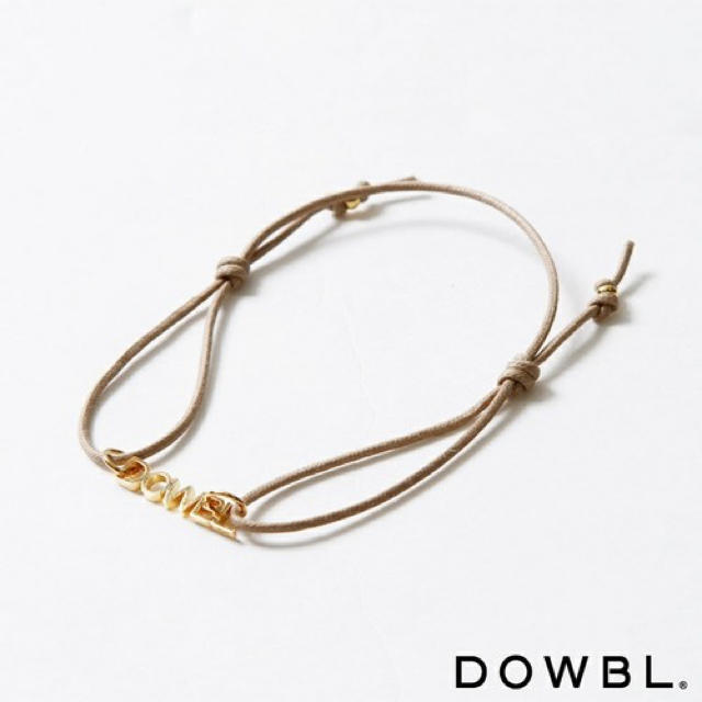 DOWBL(ダブル)のGOLDベーシックロゴアンクレット メンズのアクセサリー(アンクレット)の商品写真