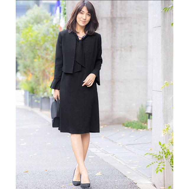 23区 ツイード ノーカラージャケット スカート セットアップ BK M 美品
