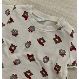 アカチャンホンポ(アカチャンホンポ)のくまちゃん　ロングTシャツ　70(シャツ/カットソー)