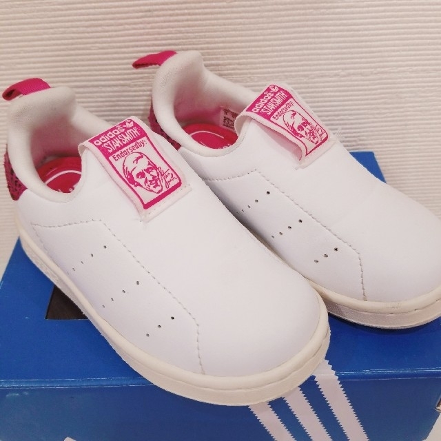 adidas(アディダス)のadidas　スタンスミス　スリッポン 子供用　スニーカー　14cm キッズ/ベビー/マタニティのベビー靴/シューズ(~14cm)(スニーカー)の商品写真