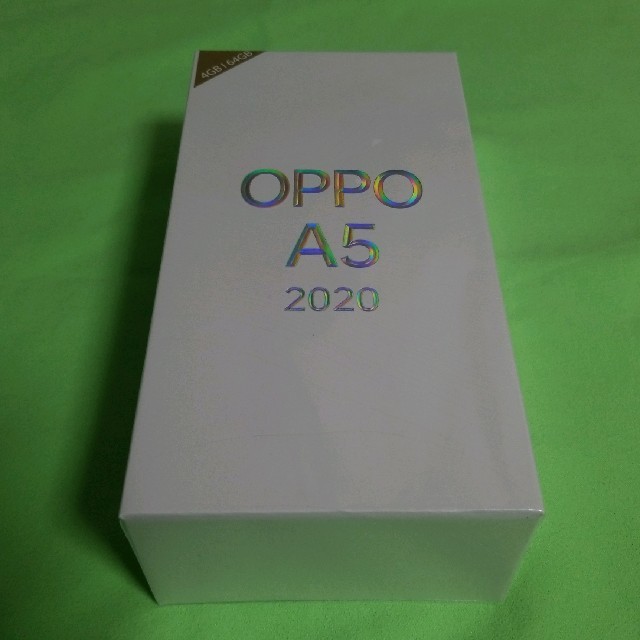 【新品未開封】OPPO A5 2020 ブルー