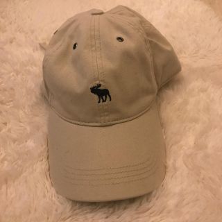 アバクロンビーアンドフィッチ(Abercrombie&Fitch)のアバクロ 白キャップ(キャップ)