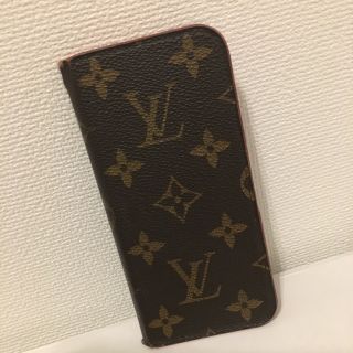 ルイヴィトン(LOUIS VUITTON)のLOUIS VUITTON iPhone6sスマホケース 赤(iPhoneケース)