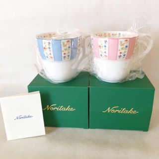 ノリタケ(Noritake)のノリタケ ペアマグカップ トゥルーラブ(グラス/カップ)