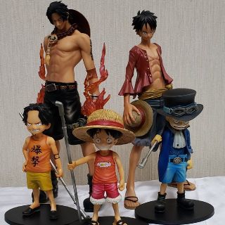 バンプレスト(BANPRESTO)の15 ワンピース MSP グラチル ルフィ サボ エース フィギュア 三兄弟(フィギュア)