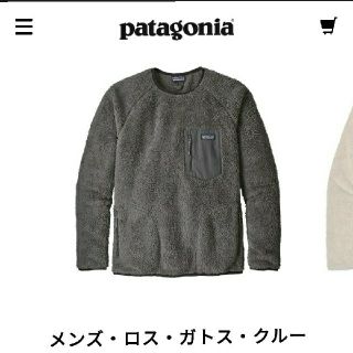 パタゴニア(patagonia)の新品未使用☆patagonia　パタゴニア　メンズ　ロスガトスクルー グレー S(その他)