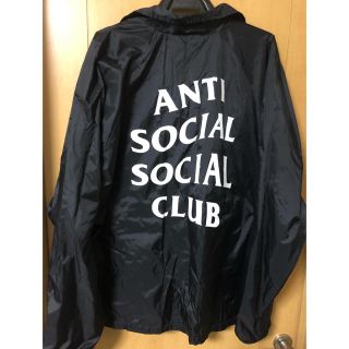 アンチ(ANTI)の【最終値下げ】anti social social club コーチジャケット(ナイロンジャケット)