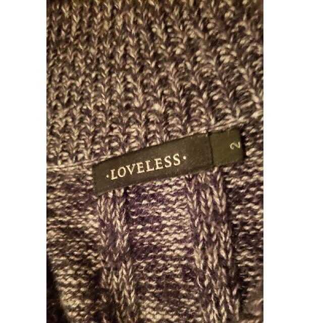 LOVELESS(ラブレス)のLOVELESS ニットカーディガン メンズのトップス(カーディガン)の商品写真