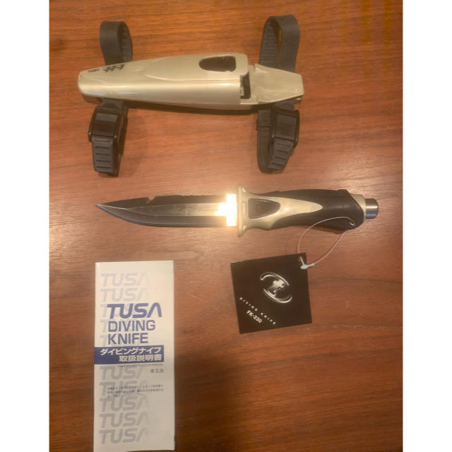 TUSA(ツサ)のダイビングナイフ TUSA FK-230 未使用 スポーツ/アウトドアのスポーツ/アウトドア その他(マリン/スイミング)の商品写真
