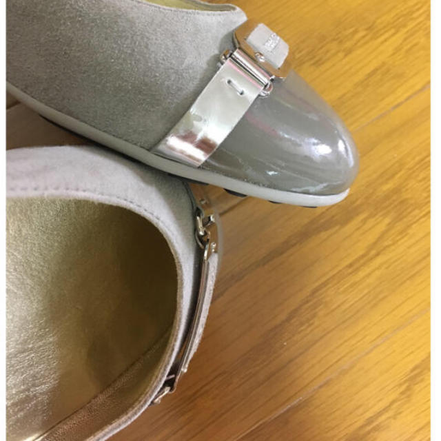 JIMMY CHOO(ジミーチュウ)の※あざ様専用【未使用】ジミーチュウ フラットシューズ37.5 レディースの靴/シューズ(バレエシューズ)の商品写真