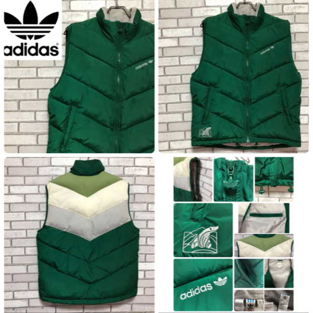 adidas(アディダス)の【激レア】アディダスオリジナルス☆２点【NOBRITZ様専用】刺繍ロゴ中綿ベスト メンズのジャケット/アウター(ダウンベスト)の商品写真