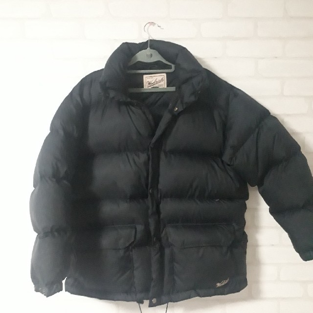 ほぼ美品】【訳あり】Woolrich ダウンジャケット 黒 アシックス ほぼ美品】【訳あり】Woolrich ダウンジャケット 黒 アシックス