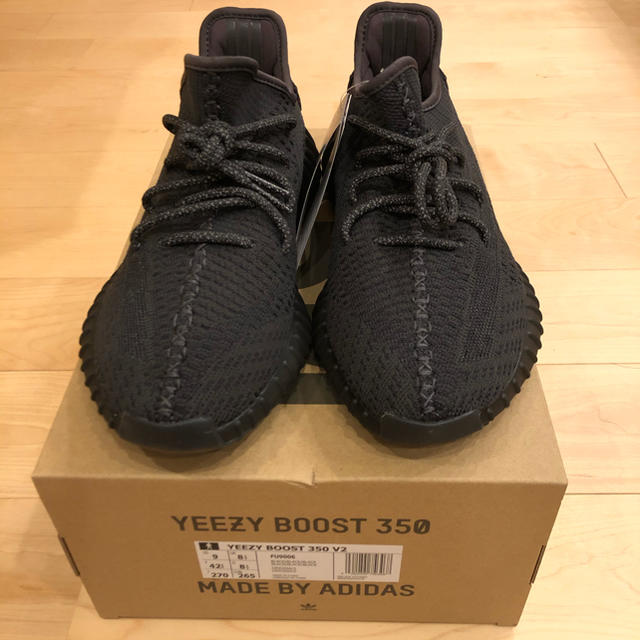 adidas 新品未使用　yeezy boost 350 v2 black