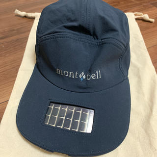 モンベル(mont bell)のmont-bell ソーラー　充電　帽子(登山用品)