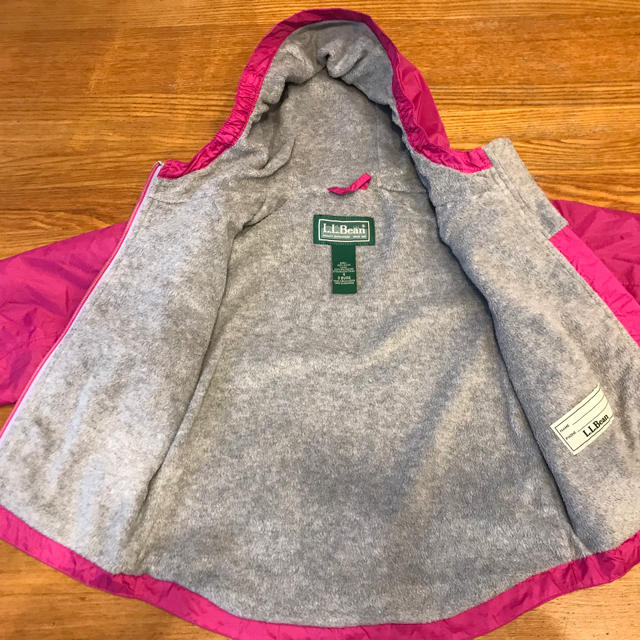 L.L.Bean(エルエルビーン)の値下げ　LLBean ジャケット　フリース裏地 キッズ/ベビー/マタニティのキッズ服女の子用(90cm~)(ジャケット/上着)の商品写真