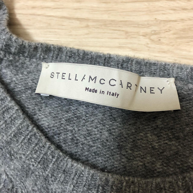 Stella McCartney(ステラマッカートニー)のステラマッカートニーの38 グレーカシミヤ混　ニット レディースのトップス(ニット/セーター)の商品写真