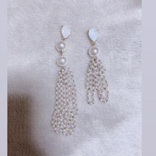 プラージュ(Plage)のパールピアス アシンメトリー(ピアス)