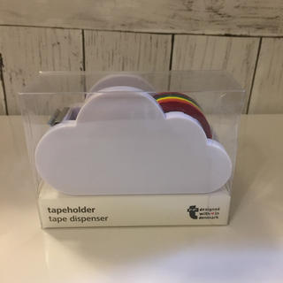 フライングタイガーコペンハーゲン(Flying Tiger Copenhagen)の«新品» フライングタイガー テープホルダー 雲型 ホワイト(テープ/マスキングテープ)