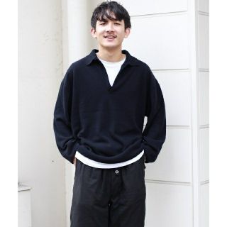 comoli コモリ 定価53,900円 19aw カシミヤスキッパーニット