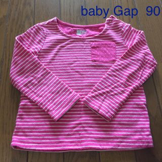 ベビーギャップ(babyGAP)の値下げ‼︎ボーダー長袖Tシャツ  90(Tシャツ/カットソー)