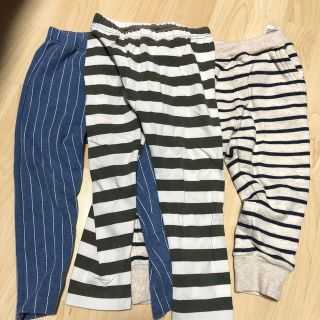 ユニクロ(UNIQLO)のUNIQLO 無印　レギンス　パンツセット　サイズ90(パンツ/スパッツ)