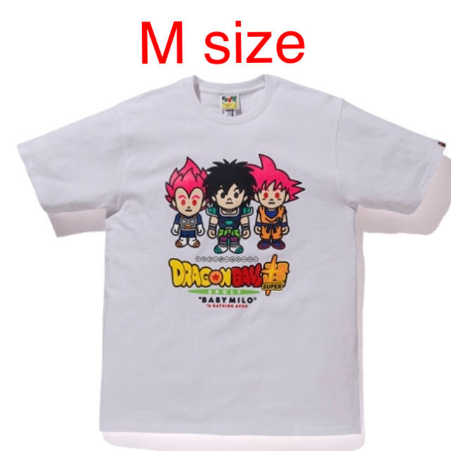 A BATHING APE - BAPE DRAGON BALL ベイプ ドラゴンボールコラボTシャツ M 白の通販 by おち｜アベイシングエイプならラクマ