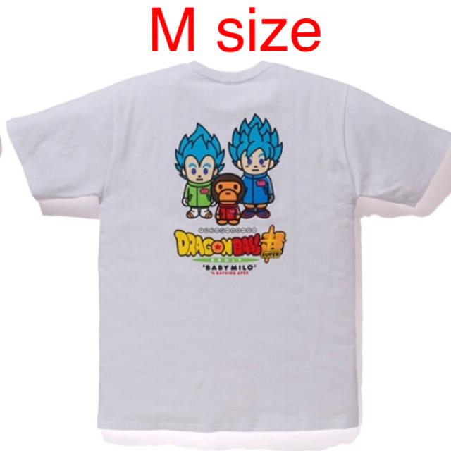 BAPE DRAGON BALL ベイプ ドラゴンボールコラボTシャツ M 白