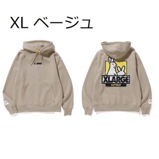 エクストララージ(XLARGE)の[XL] XLARGE #FR2 Hoodie ベージュ パーカー(パーカー)