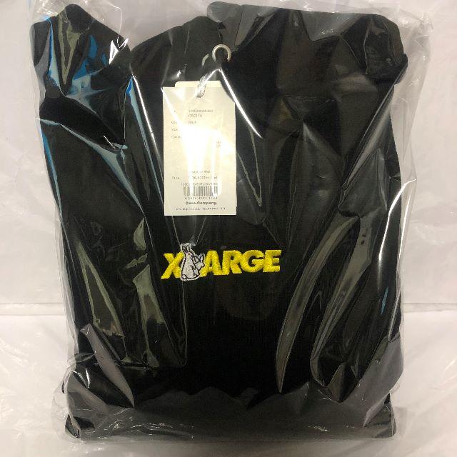 [L] XLARGE FR2 Hoodie ブラック パーカー