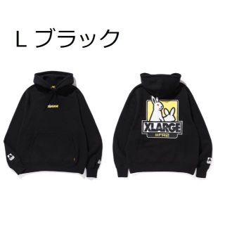 エクストララージ(XLARGE)の[L] XLARGE FR2 Hoodie ブラック パーカー(パーカー)