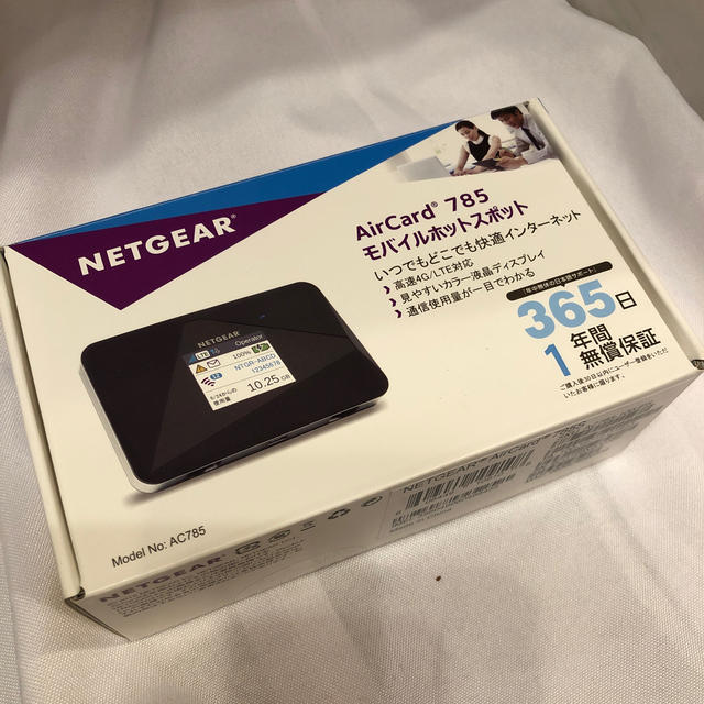 新品 NETGEAR WiFi モバイルルーター AC785-100JPS