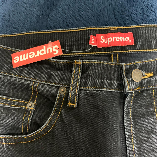 Supreme(シュプリーム)のSupreme Washed Regular Jeans デニム 34サイズ メンズのパンツ(デニム/ジーンズ)の商品写真